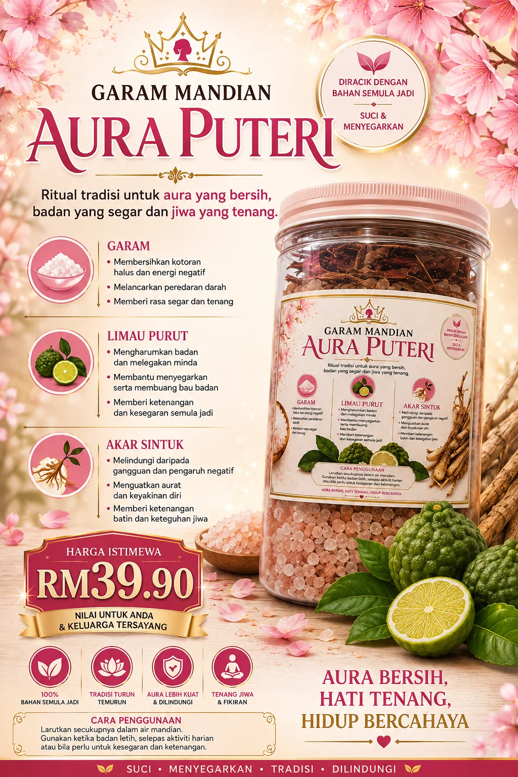 Maklumat Garam Mandian Aura Puteri